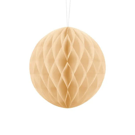 Nude Honeycomb 20cm van Partydeco koop je bij Partywinkel
