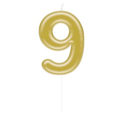 candela 9 anni Oro 10,5 cm