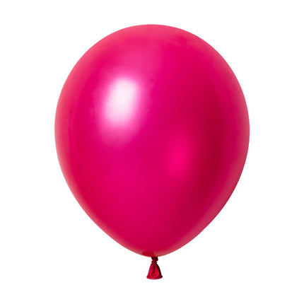 Palloncini fucsia con perline, 30 cm, 50 pezzi