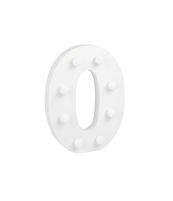 O Licht Letter 16,5cm van Paper Dreams koop je bij Partywinkel