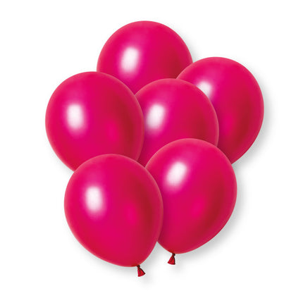 Palloncini fucsia con perline, 30 cm, 50 pezzi