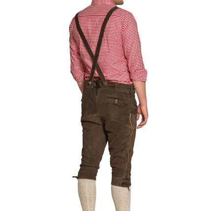 Lederhose marroni lunghi Gerlos