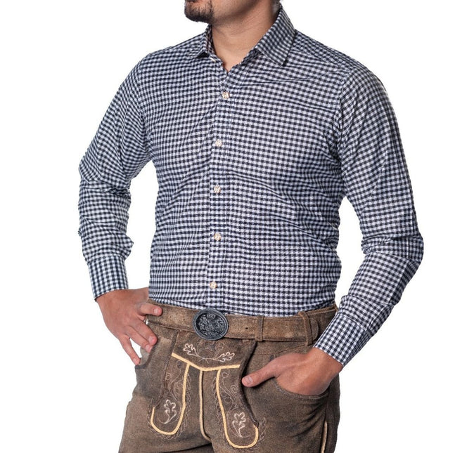 Oktoberfest Blouse Zwart Heren - Partywinkel - 8720847791306