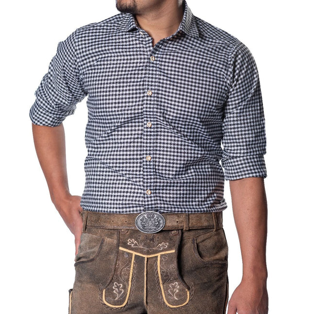 Oktoberfest Blouse Zwart Heren - Partywinkel - 8720847791306