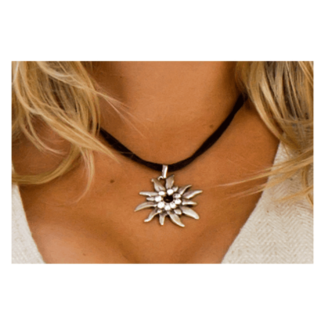 Oktoberfest Ketting Zwart Zilver Dames van Haus Huberts koop je bij Partywinkel
