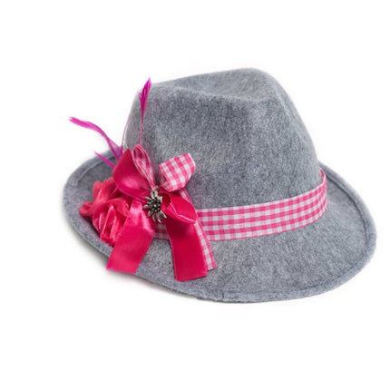 Oktoberfest Tiroler Hoed Dames van Partychimp koop je bij Partywinkel