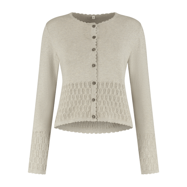 Oktoberfest Vest Beige Dames van Haus Huberts koop je bij Partywinkel