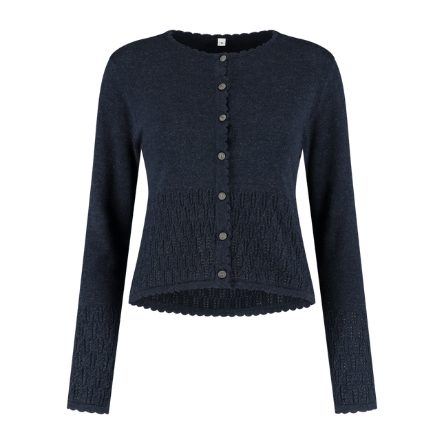 Oktoberfest Vest Donkerblauw Dames van Haus Huberts koop je bij Partywinkel