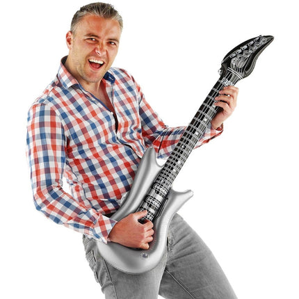 Opblaas Gitaar 1m - Partywinkel - 8714572215930