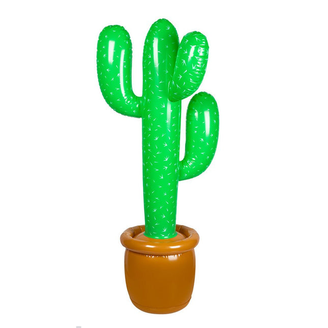 Opblaasbaar Cactus 86cm van Boland koop je bij Partywinkel