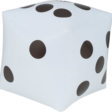 Opblaasbare Dobbelsteen 30x30 cm van Fiestas Guirca koop je bij Partywinkel