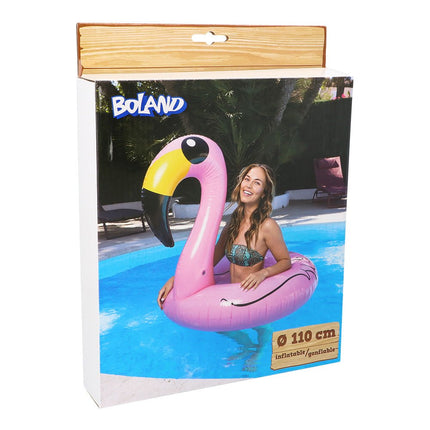 Opblaasbare zwemband Flamingo van Boland koop je bij Partywinkel