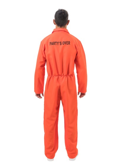 Costume da detenuto da uomo, arancione