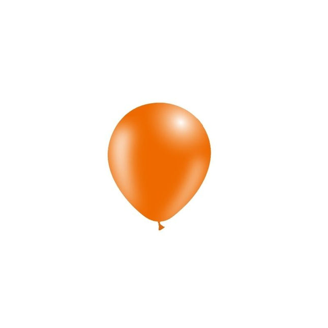 Oranje Ballonnen 14cm 100st van Balloonia koop je bij Partywinkel