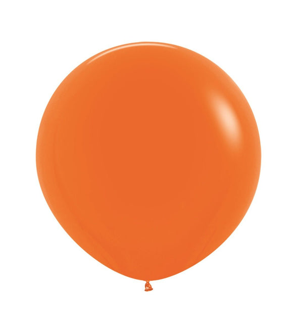 Oranje Ballonnen 61cm 3st van Sempertex koop je bij Partywinkel