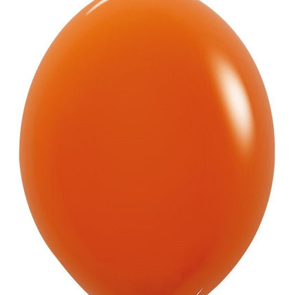 Oranje Ballonnen Voor Ballonnenslinger 30cm 50st van Sempertex koop je bij Partywinkel