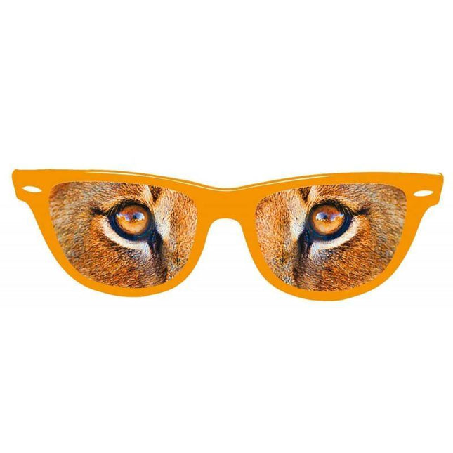 Oranje Bril Leeuwenogen - Partywinkel - 8714572309011