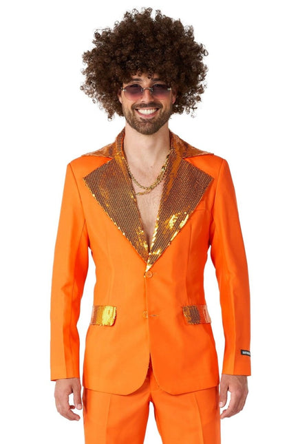 Oranje Disco Pak Heren Suitmeister van Suitmeister koop je bij Partywinkel