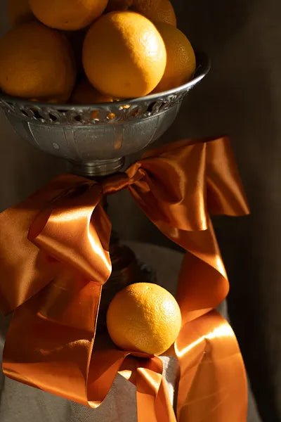 Oranje Lint Satijn 25m van Partydeco koop je bij Partywinkel