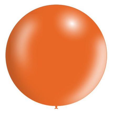 Oranje Reuze Ballon XL Metallic 91cm van Balloonia koop je bij Partywinkel