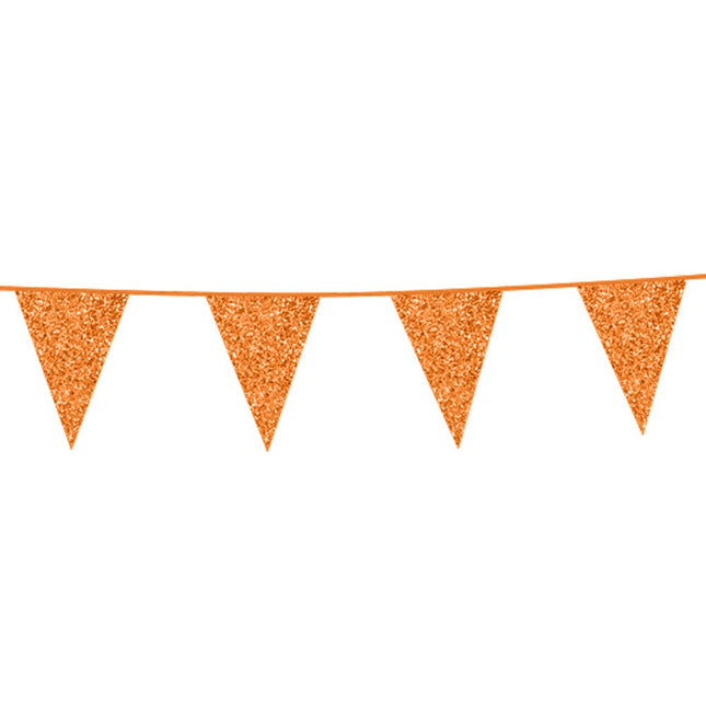 Oranje Slinger Glitter 6m van WeFiesta koop je bij Partywinkel