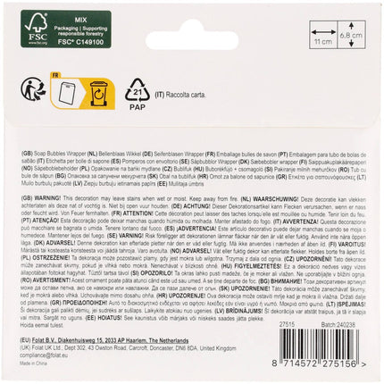 Paard Stickers Bellenblaas 6st van Folat koop je bij Partywinkel