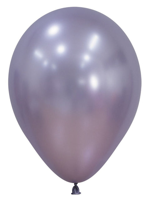 Paarse Ballonnen Metallic Latex 30cm 50st van Sempertex koop je bij Partywinkel