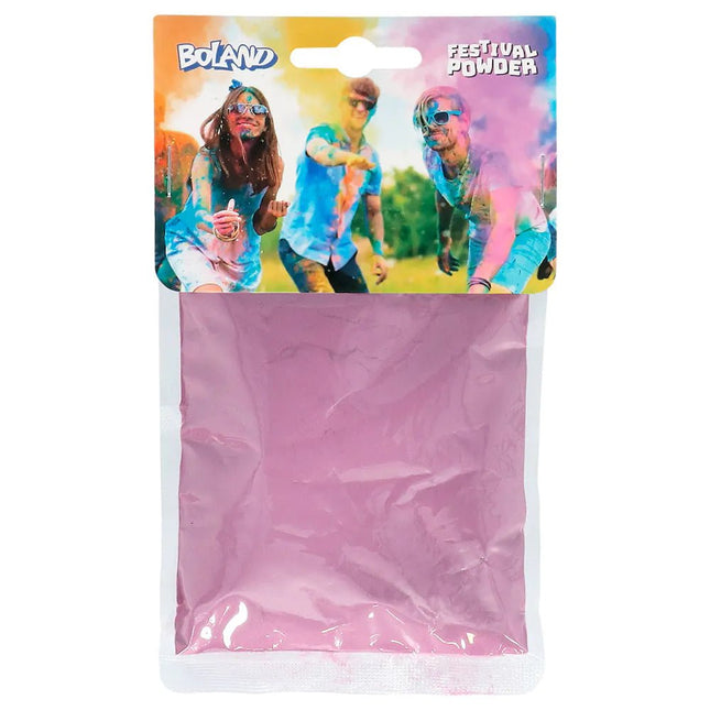 Paarse Holi Poeder 70gr van Boland koop je bij Partywinkel