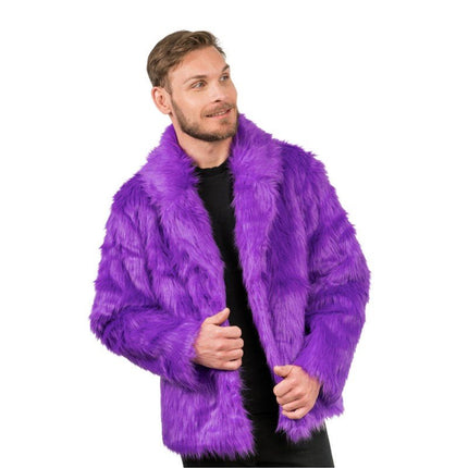 Paarse Nepbontjas van CHAKS koop je bij Partywinkel