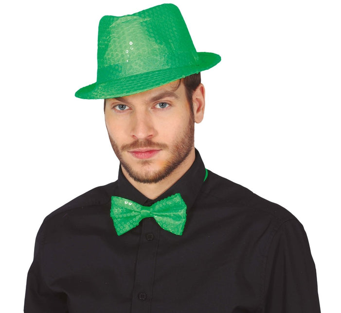Pailletten Hoed Neongroen van Fiestas Guirca koop je bij Partywinkel
