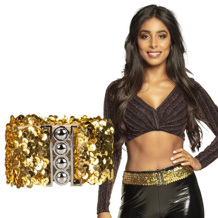 Pailletten Riem Goud 1,1m van Boland koop je bij Partywinkel