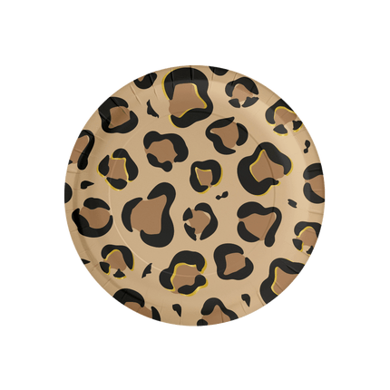 Panter Borden 23cm 8st van Paper Dreams koop je bij Partywinkel