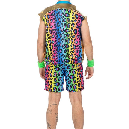 Panter Trainingspak Fout Gekleurd Heren Kort van Wilbers & Wilbers koop je bij Partywinkel