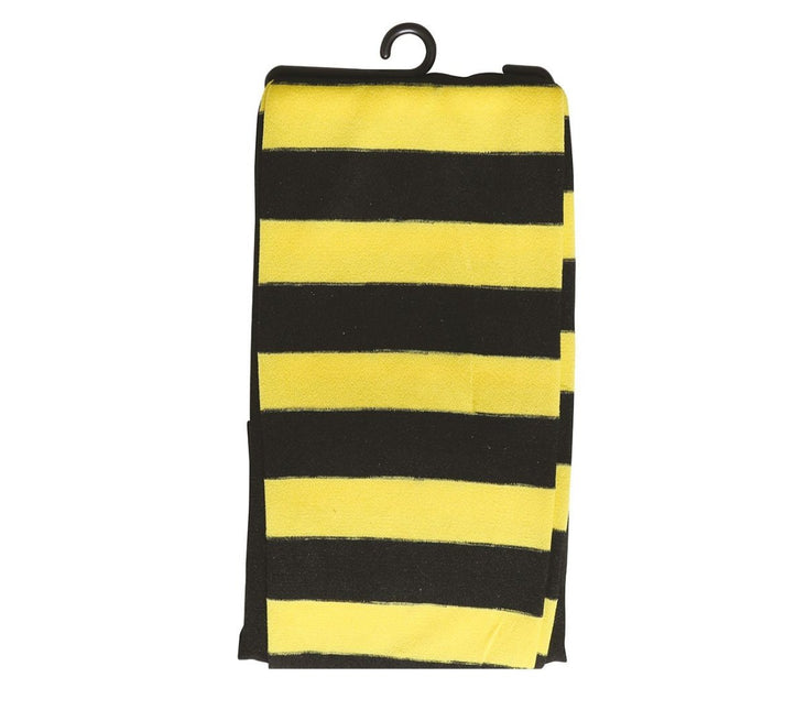 Panty Zwart Geel Gestreept van Fiestas Guirca koop je bij Partywinkel