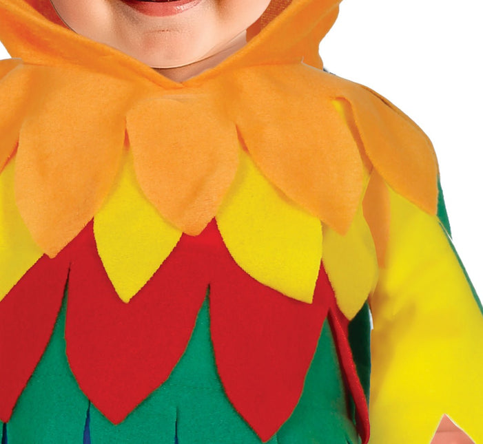 Papegaaien Kostuum Regenboog Baby Onesie van Fiestas Guirca koop je bij Partywinkel