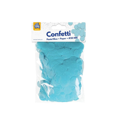 Coriandoli di carta - Blu pastello