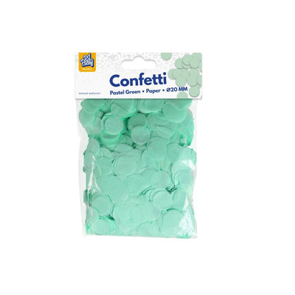 Coriandoli di carta - Verde pastello