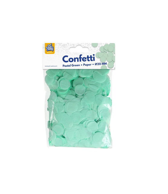 Coriandoli di carta - Verde pastello