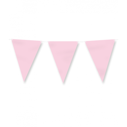 Bandiera di carta - Rosa chiaro pastello