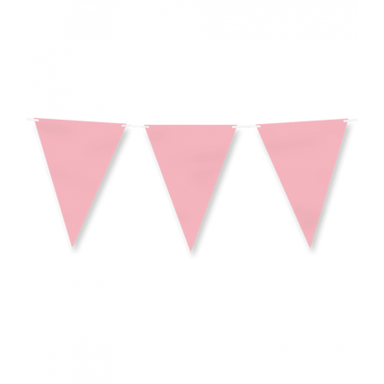 Ghirlanda rosa pastello 6m