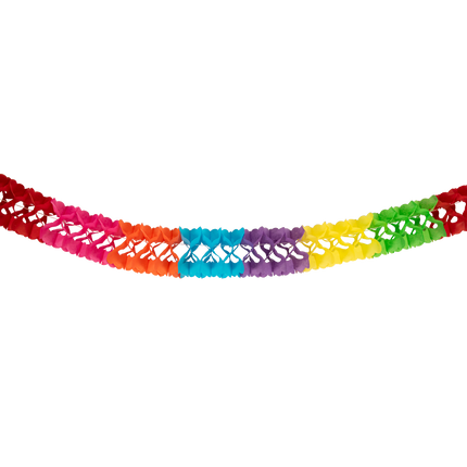 Ghirlanda di carta colorata 6m