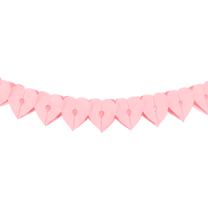 Ghirlanda di carta - Cuore rosa