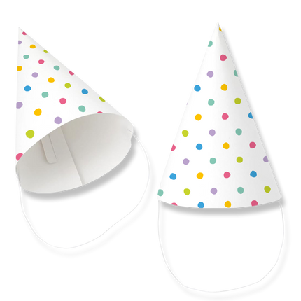 Cappelli di carta - Party Dots