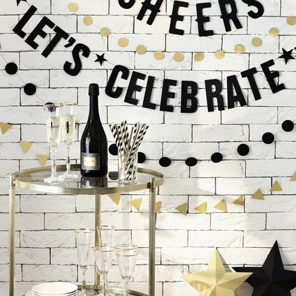 Papieren Rietjes Zwart 19,5cm 10st van Partydeco koop je bij Partywinkel