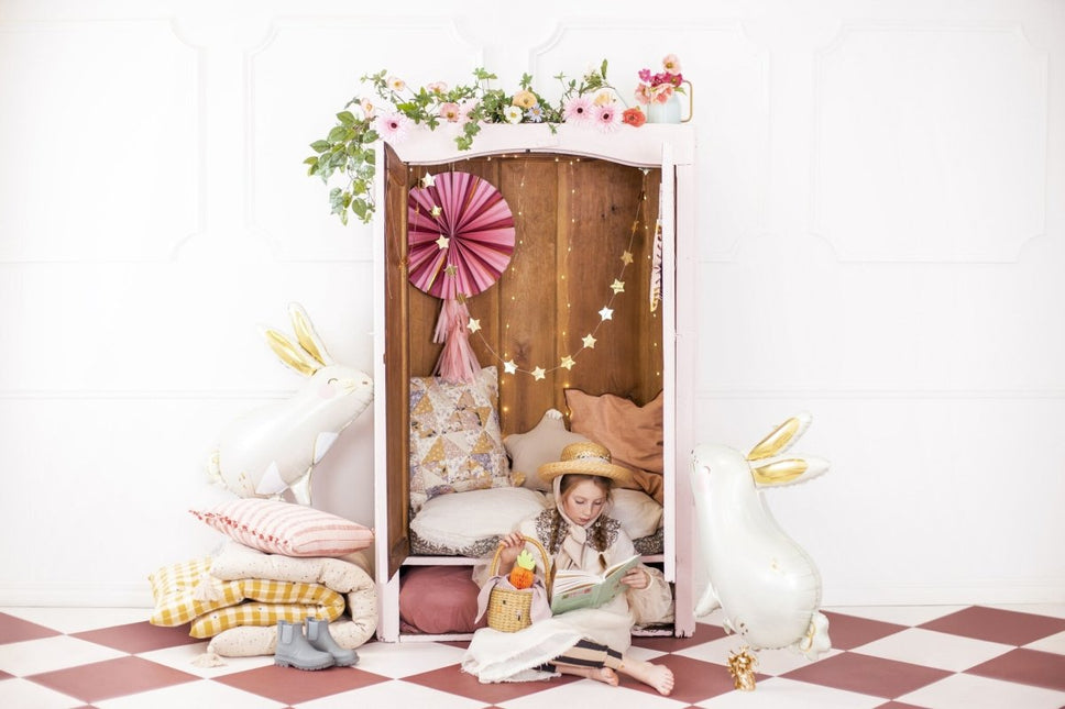 Papieren Waaiers Bloemen 3st van Partydeco koop je bij Partywinkel