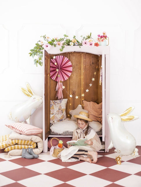 Papieren Waaiers Bloemen 3st van Partydeco koop je bij Partywinkel