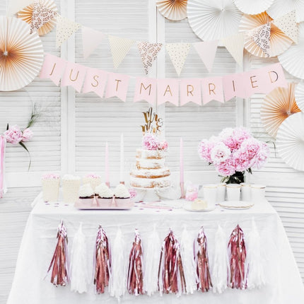 Papieren Waaiers Gebroken Wit Set 23 - 40cm 3 delig van Partydeco koop je bij Partywinkel