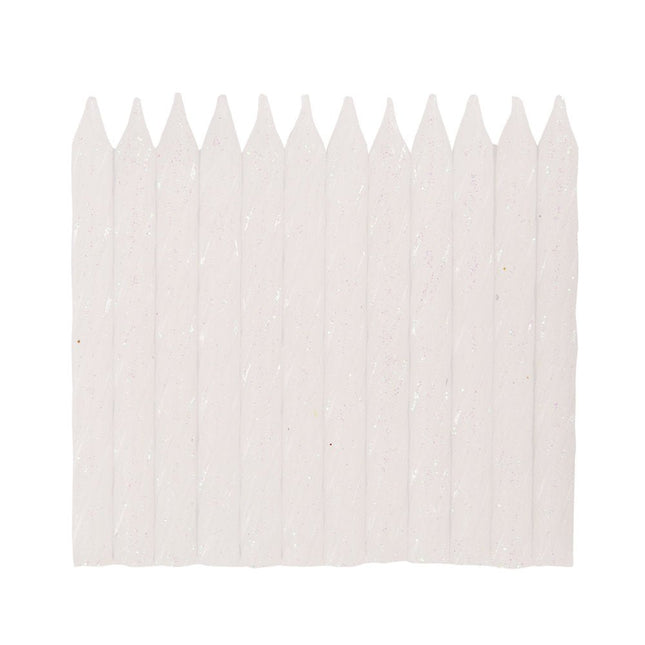 Parelmoer Kaarsen 7cm 24st van Unique koop je bij Partywinkel