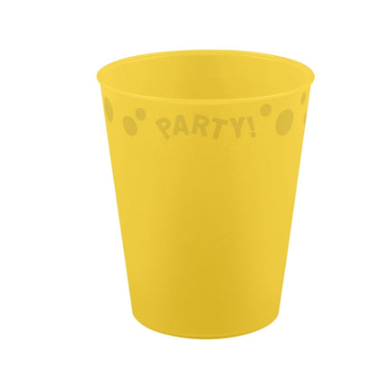Party Beker Geel Pastel 250ml van Procos koop je bij Partywinkel