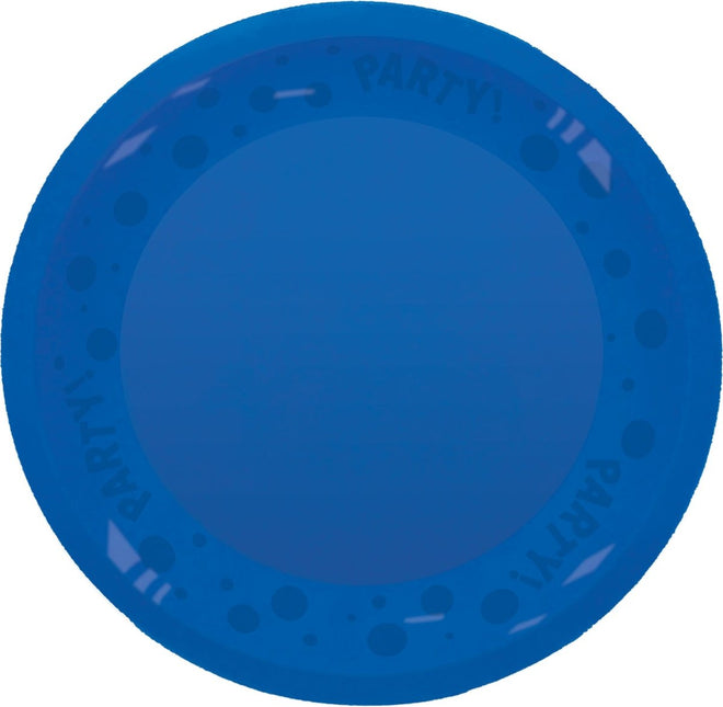 Party Bord Blauw 21cm van Procos koop je bij Partywinkel